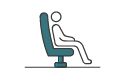 Sitting passenger icon